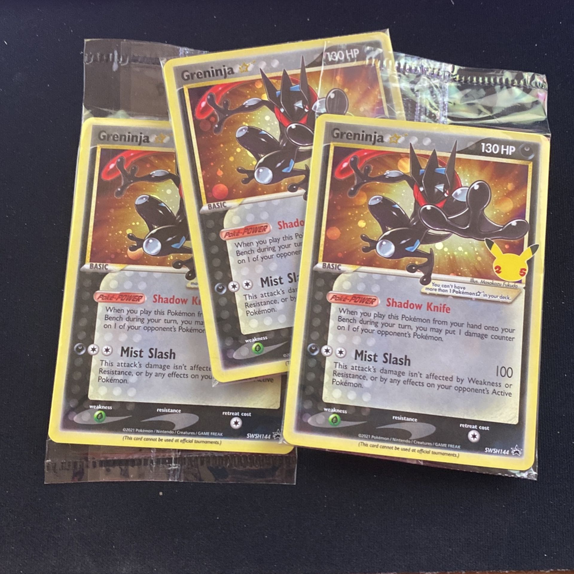 Pokémon Celebration Gold Star Greninja NM