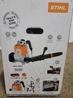 STIHL BRA 280 Advanced Plus HMI 192 mph 571 CFM Battery Backpack Backpack Blower Kit (Battery & Charger