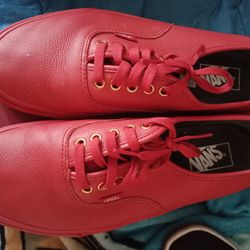 Men's All Red Off The Wall Vans