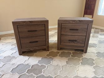 Two Brand New 2 Drawer Nightstands