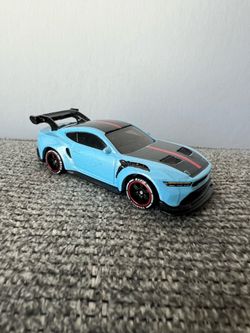 Hot Wheels Custom Blue Ford Mustang GTD – Excellent Condition