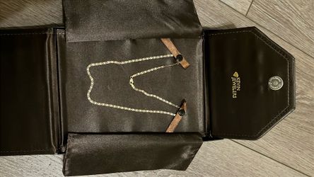 14k tri gold chain