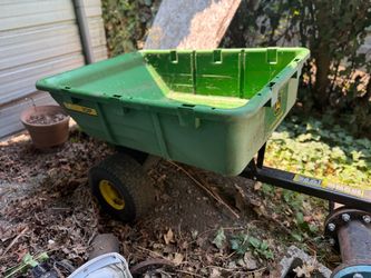 JOHN DEERE TOW-BEHIND YARD TRAILER