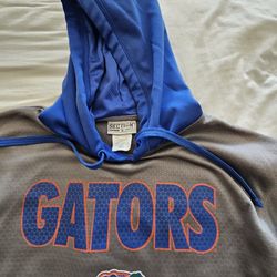 University Of Florida UF Gators Hoodie, Gray, Blue & Orange