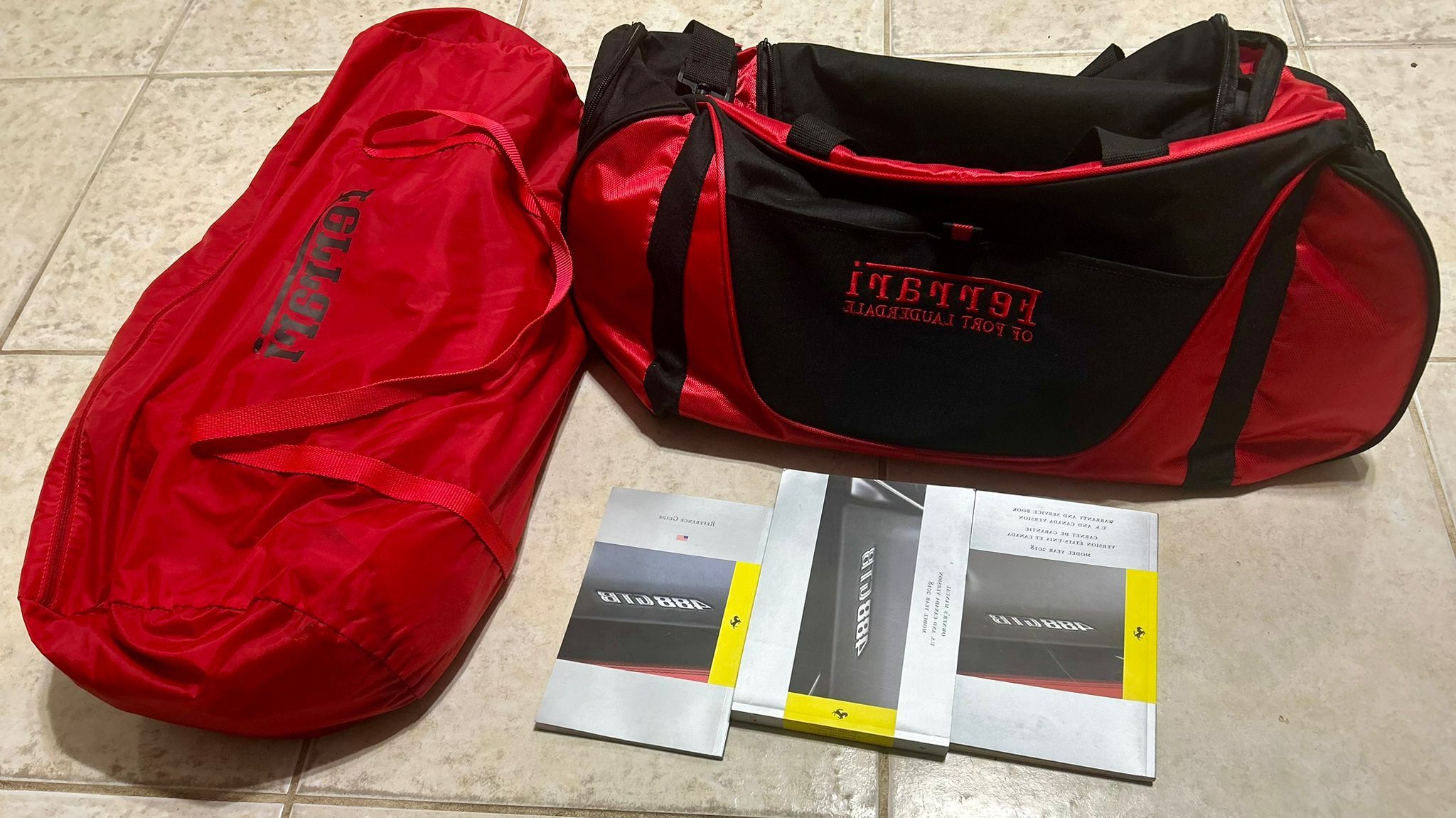 Ferrari 488 Cover And Owner Manual