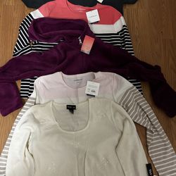 Women's shirts size L 5pcs