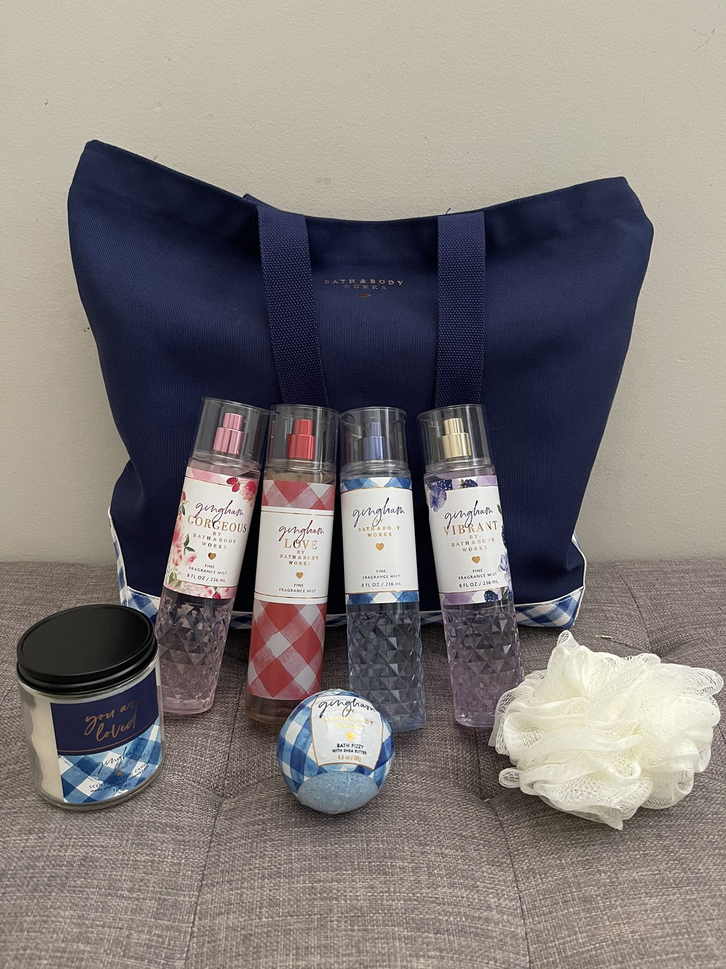 Bath & Body Works Gingham Collection Set 