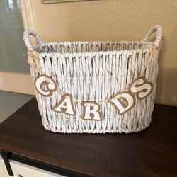 Wedding Card Box Basket