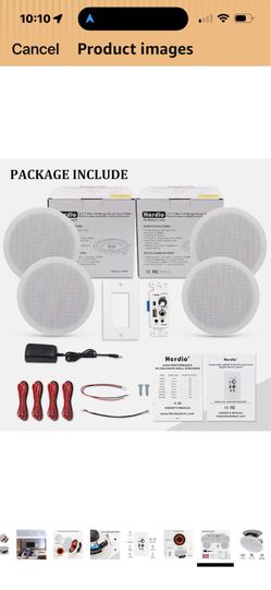 Bluetooth in wall in ceiling speakers
