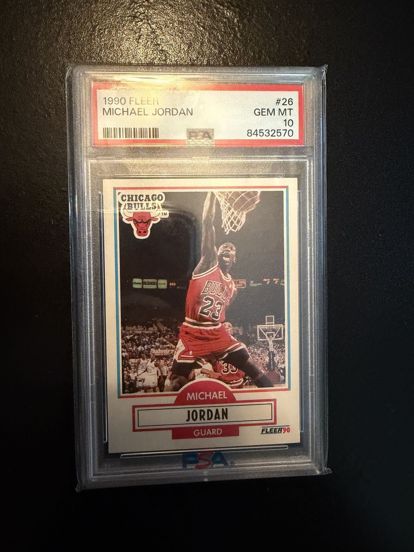Michael Jordan 1990 fleer