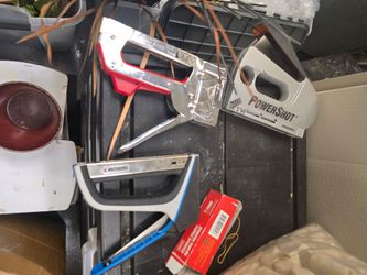 3 Staple guns- good quality