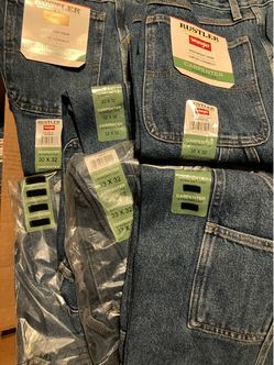 Wrangler Carpenter - Rustler Jeans, Straight Leg, Color: Dark Stone, Men’s