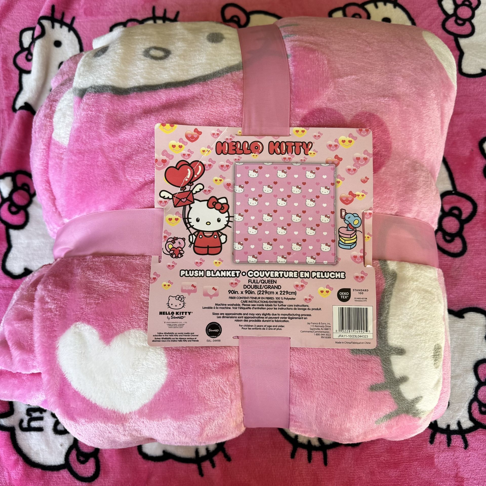 Hello Kitty Blanket 90x90inches