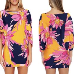 Brand New Trina Turk Breeze Floral Tunic Dress - Size Large