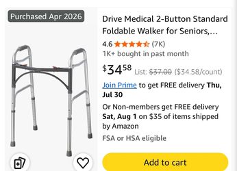 Foldable walker