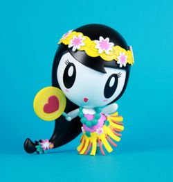 Aloha! Lolligag Sunrise Edition Vinyl Toy Hawaiian Doll Figurine 