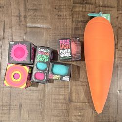 Tennie Nee Doh Funky Pup 3‑Pack | Viral TikTok Squishy Toy | Stress Relief Fidge, Needoh Glow in the Dark Ball Pink Squishy