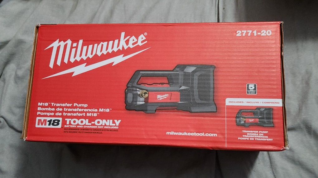 Milwaukee M18 Transfer Pump