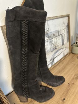 Dolce Vota suede over  Knee Boots 