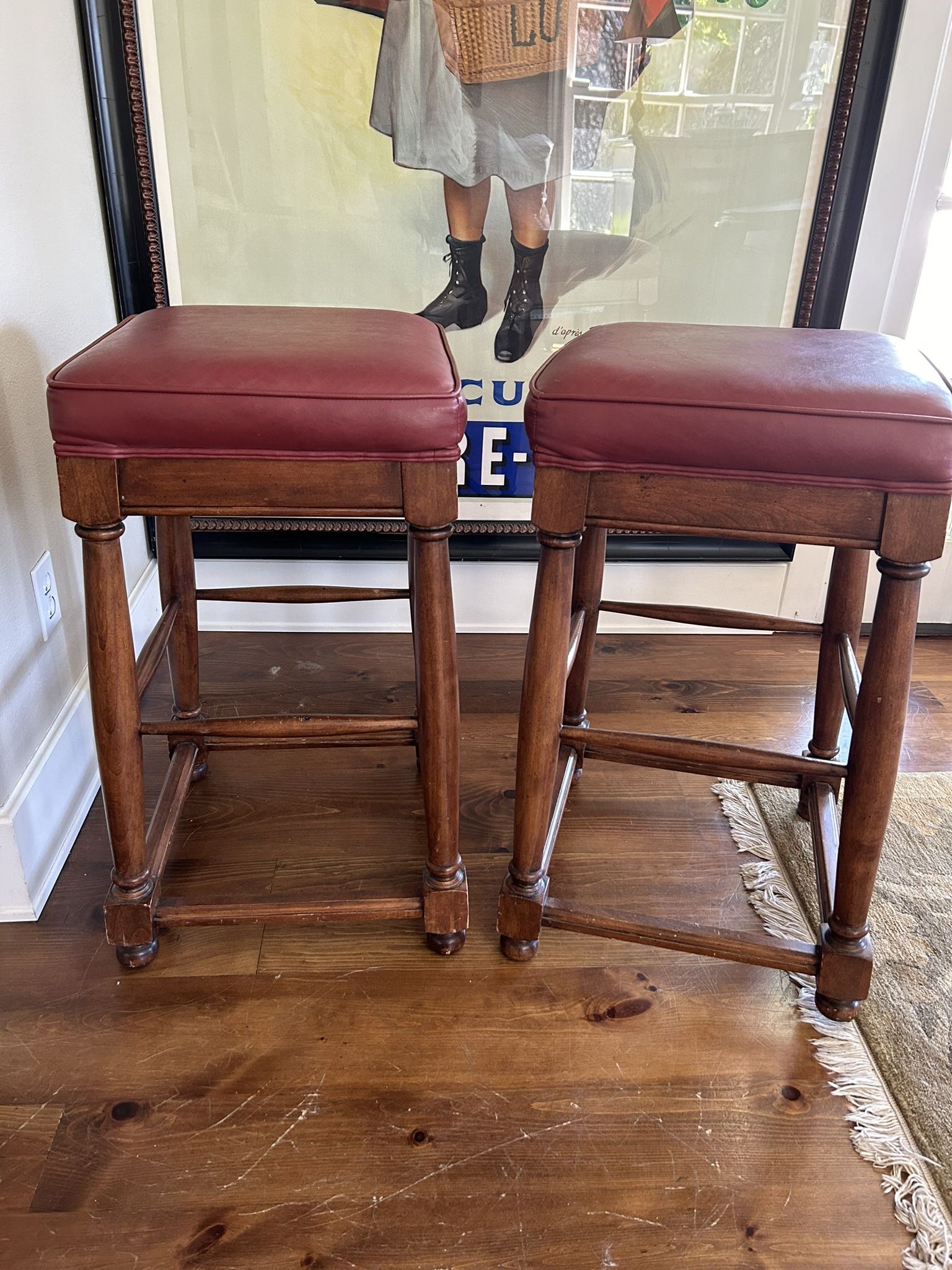 Leather Stools