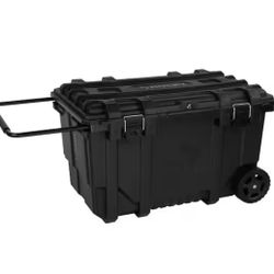 Husky Black Large 37 in. Heavy Duty Rolling Toolbox with Tool Tray and Keyed Lock