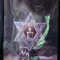 12x16 "THE ETERNAL LIGHT" JUDAISM ART PRINT READY TO HANG