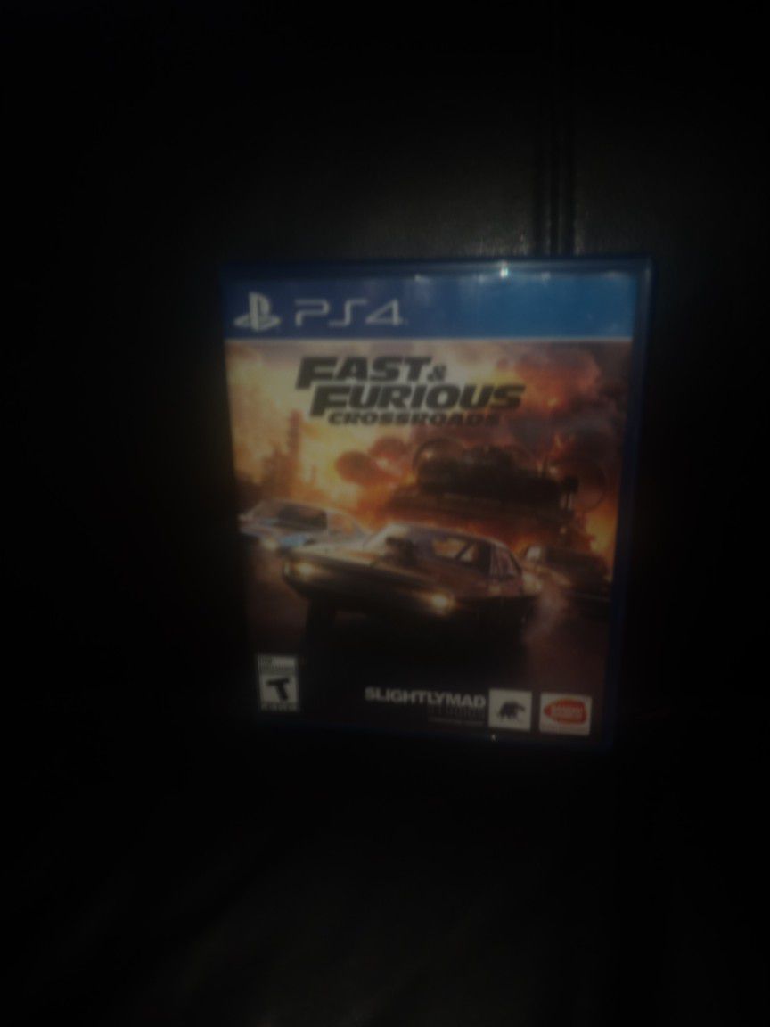 Ps4 Game. Fast&furious 
