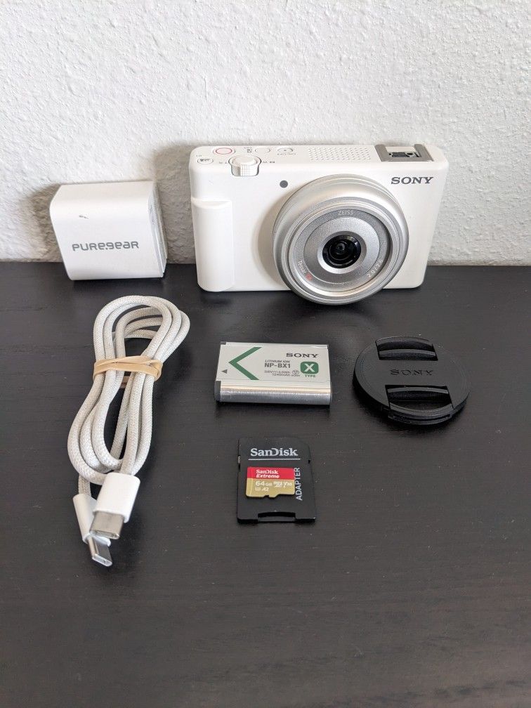 Sony ZV-1F White Camera