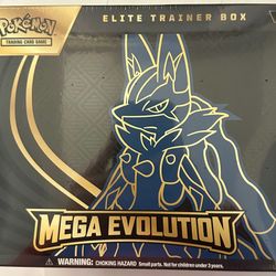 Pokémon TCG: Mega Evolution Elite Trainer Box – Lucario (Factory Sealed)