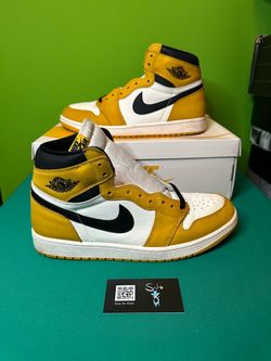 Air Jordan 1 Retro High OG “Yellow Ochre” WORN 3x Size 12 OG ALL DZ5485-701