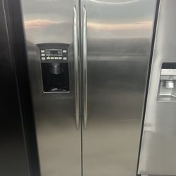 Stainless Side By Side Refrigerator 