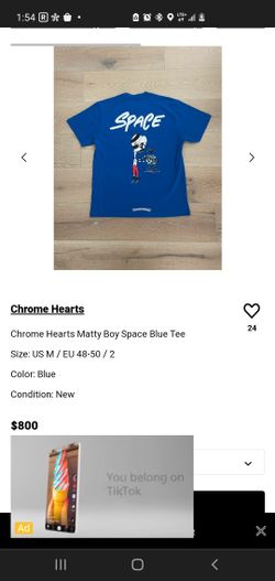 Brand New Chrome Heart Shirt In Original Package Size M 