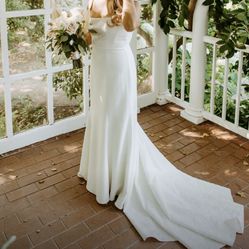 BHLDN Jenny By Jenny Yoo Portia Square-Neck bridal gown