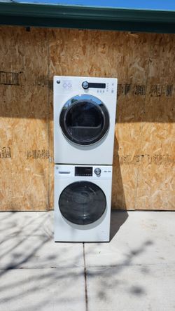 GE WASHER AND ELECTRIC DRYER WITH STEAM CYCLES  24" INCHES  GREAT CONDITION