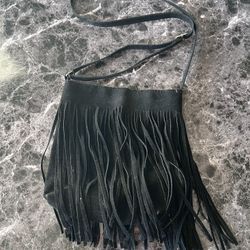 Women’s Suede Fringe Purse