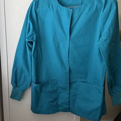 Teal Scrub Jacket 