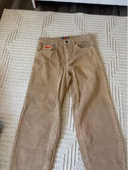Empire tan jeans