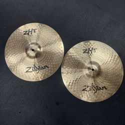 Zildjian 14" ZHT Hi-Hats Cymbals **Located In Upland**