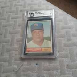 GAI 8 NM/Mint 1961 Topps Richie Ashburn HOF Baseball Card