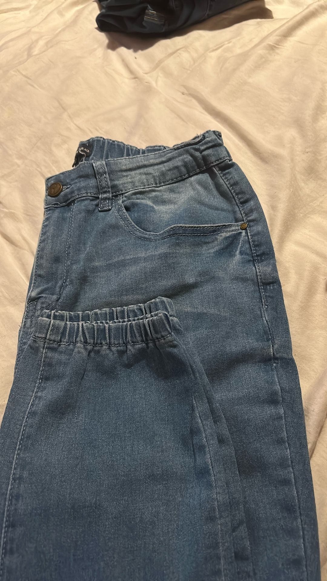 Elastic Waste Jeans