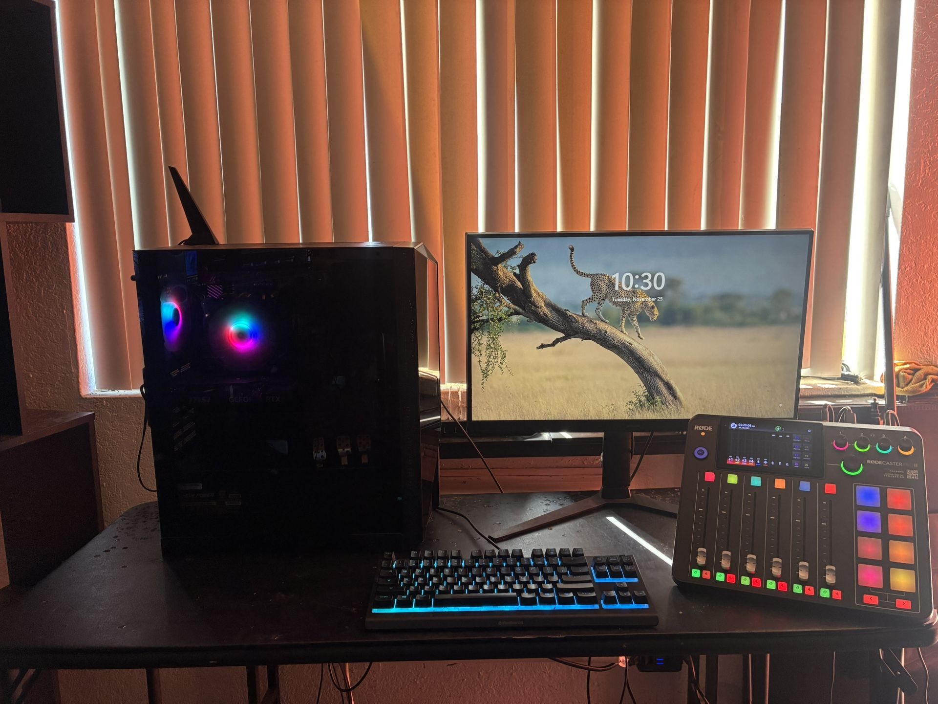 MSI aegis PC Desktop Set Up