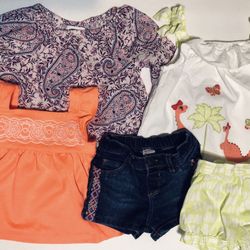 Baby girls size 12-18 months clothes