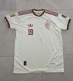 New Spain España away Soccer Jersey size 2XL XXL Lamine Yamal