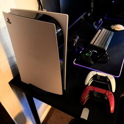 PS5 Disc Version Game Console + Two Controllers 