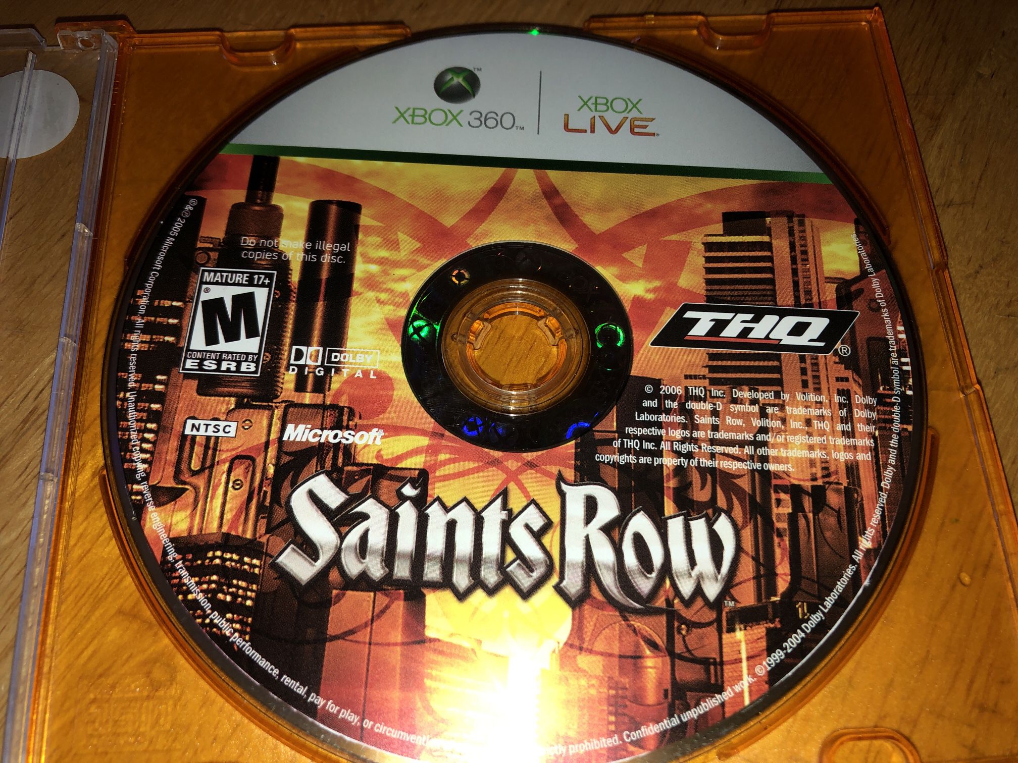 Saints Row (Microsoft Xbox 360, 2006) - European Version for sale