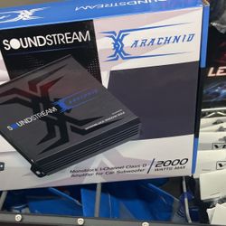 Amplifier Soundstream 2000w Class D With Bass Control 