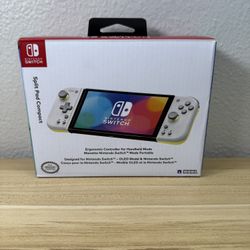 Nintendo Switch Split Pad Compact Controller Light Gray/Yellow NEW