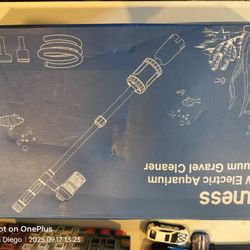 SUNESS Electric Aquarium Vacuum Gravel Cleaner