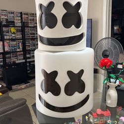 2 Dj Marshmallow Masks