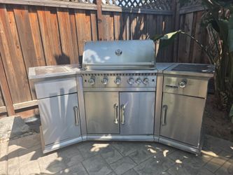 Master Cook Stainless Steel Gas Grill